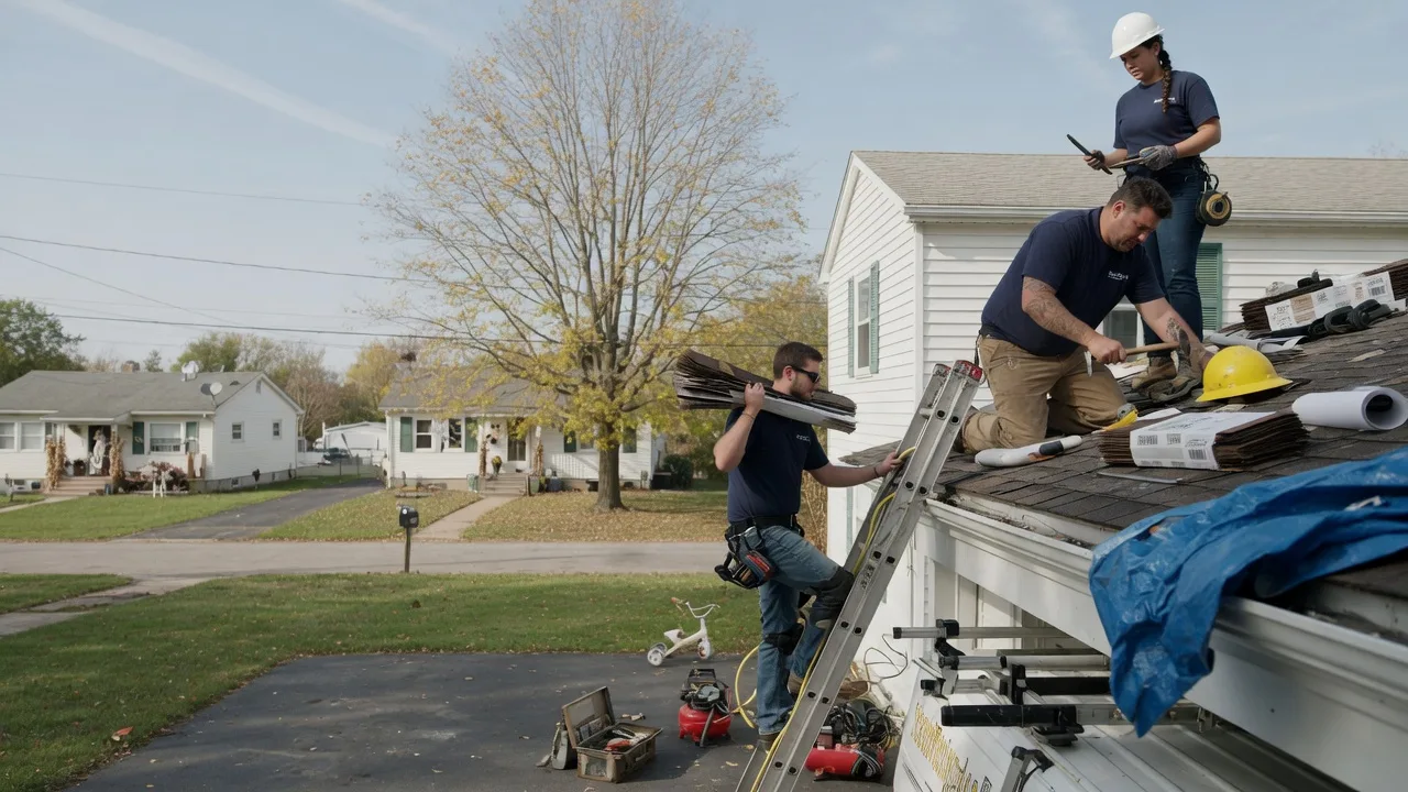 Local Roofing Contractors in Scottville, MI near me